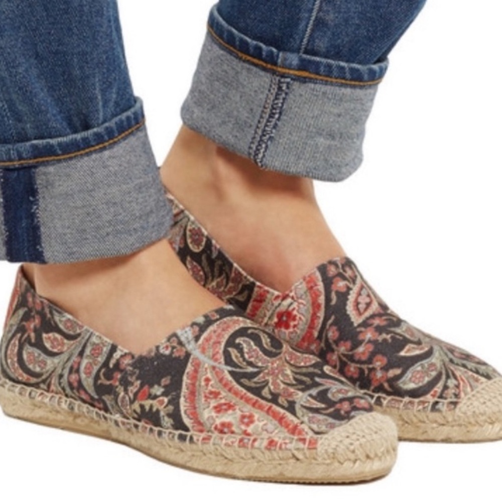 Isabel Marant Etoile Paisley Print Espadrilles